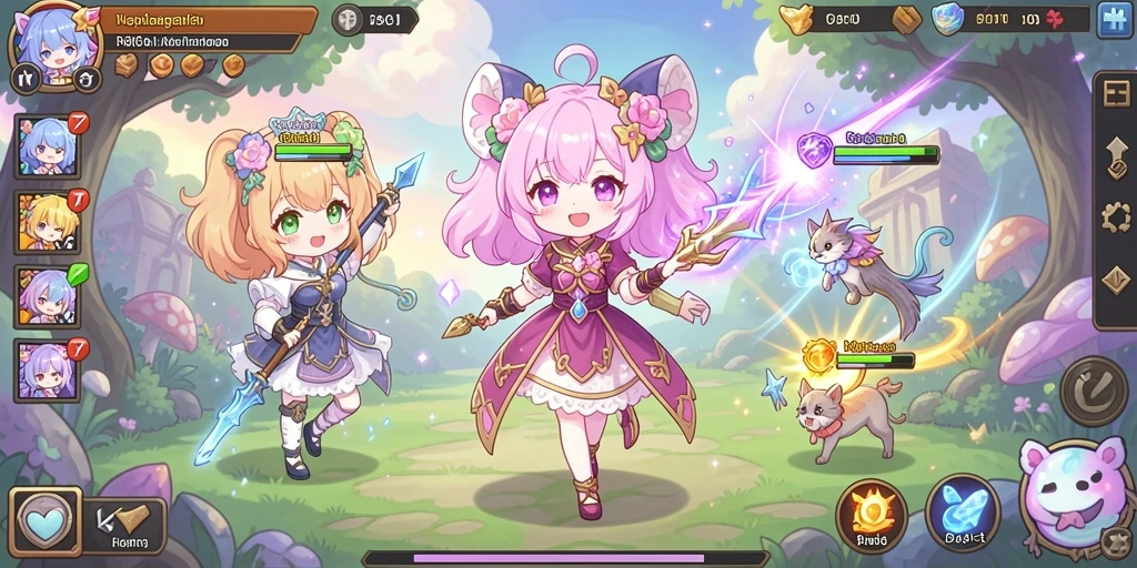 Tampilan utama game 6RT yang menarik.