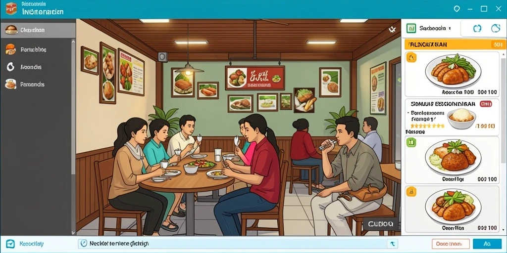 Tampilan antarmuka yang menarik dan mudah digunakan.