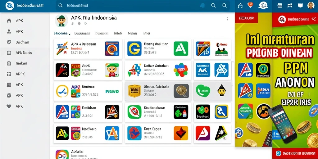Tampilan menu utama DEWI11 yang menarik.