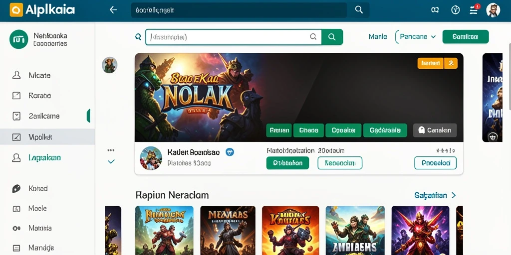 Tampilan antarmuka pengguna yang intuitif dan menarik.