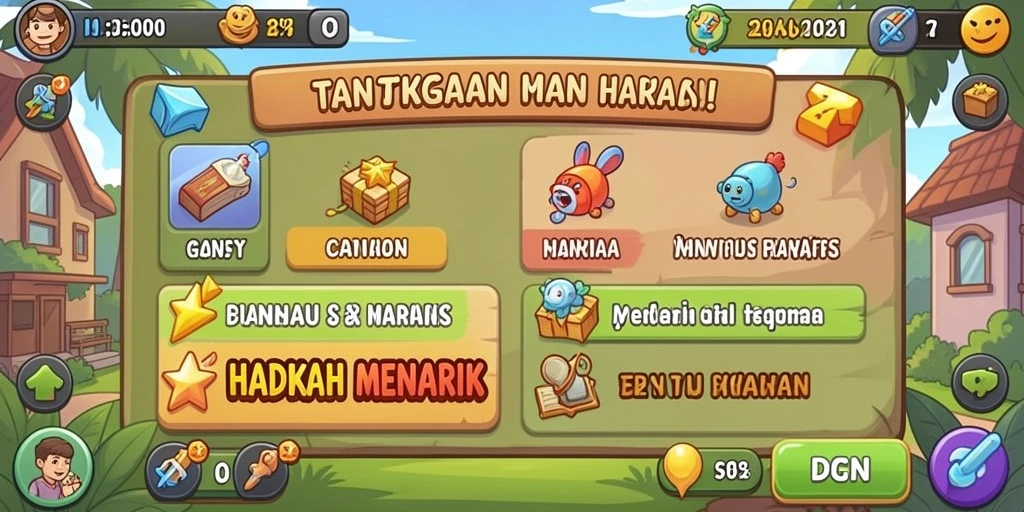 Tampilan antarmuka yang menarik dan modern.