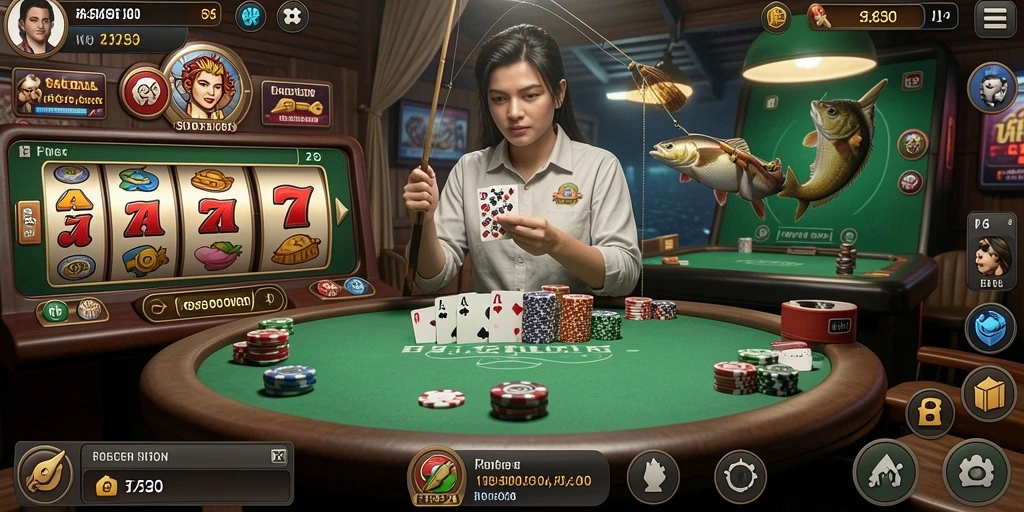 Tampilan utama game dengan grafis yang menarik.