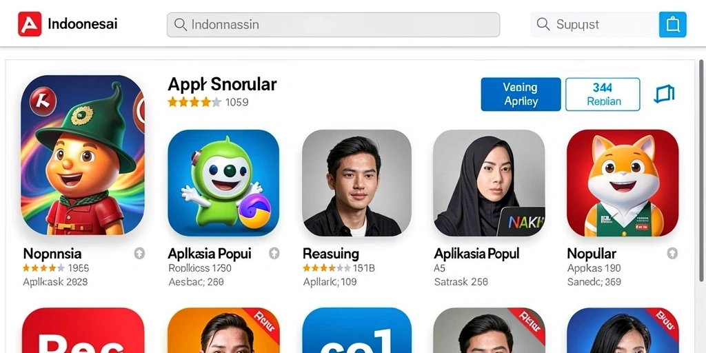 Tampilan karakter yang penuh warna dan menarik.