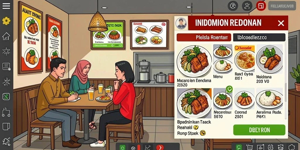 Tampilan antarmuka yang menarik dan mudah digunakan.
