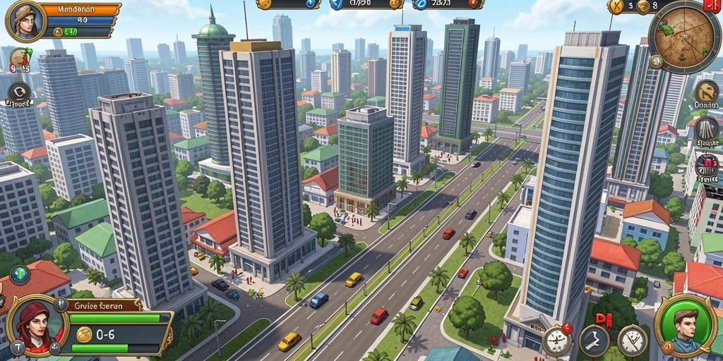 Tampilan grafis yang menarik dari permainan slot.