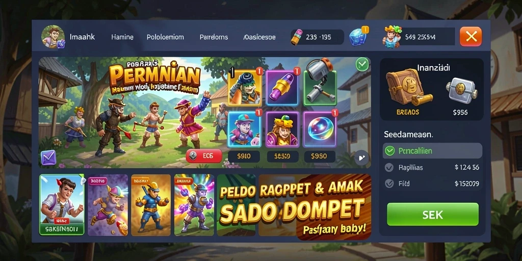 Tangkapan layar menampilkan karakter utama dalam aksi.