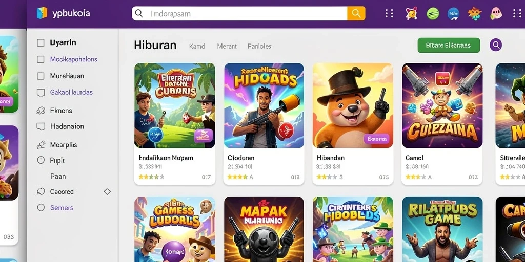 Tampilan antarmuka menarik yang memudahkan navigasi.